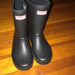 First Classic black Hunter Rain boots